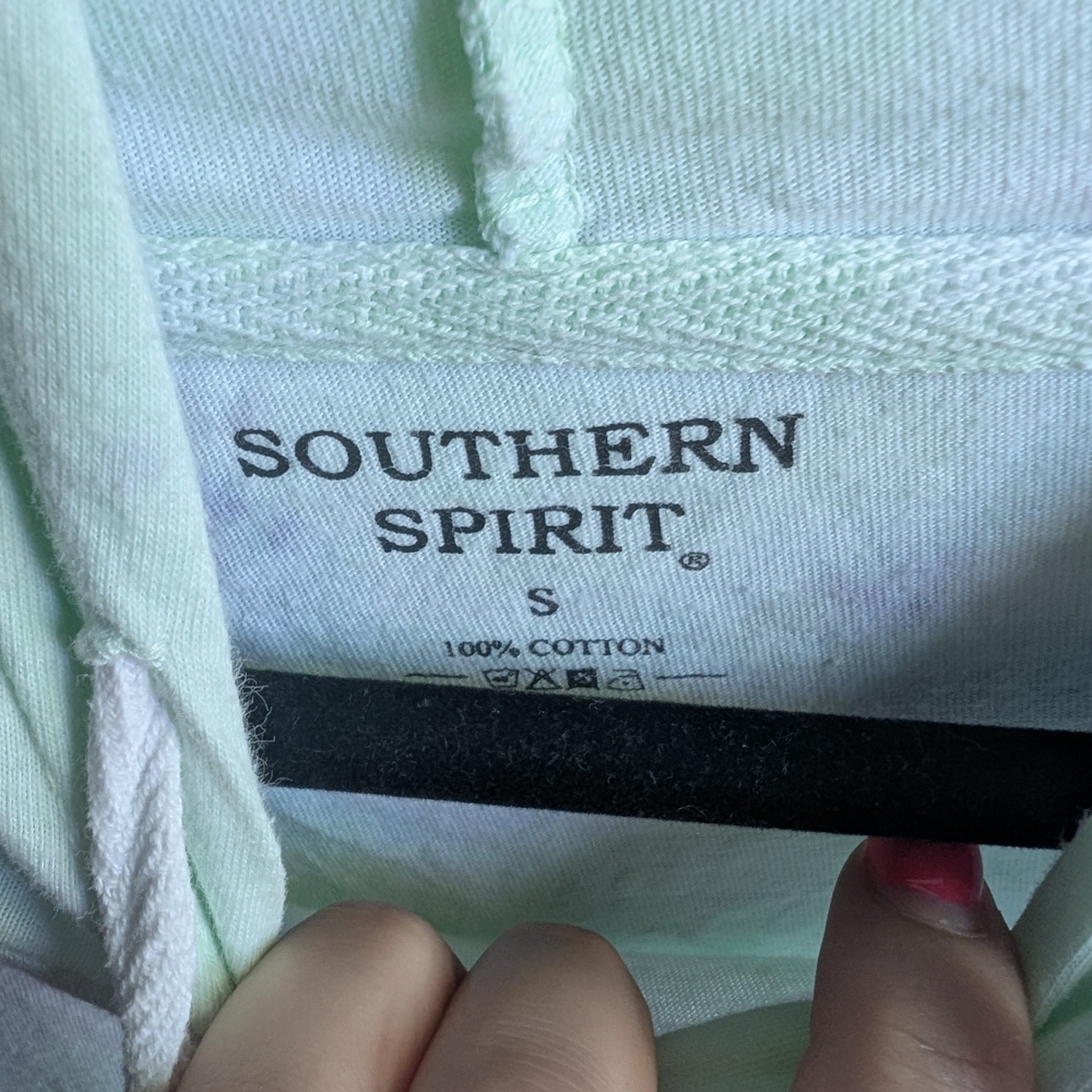 Lightweight Tie-Dye Hoodie with Front Pocket - Picture 3 of 3